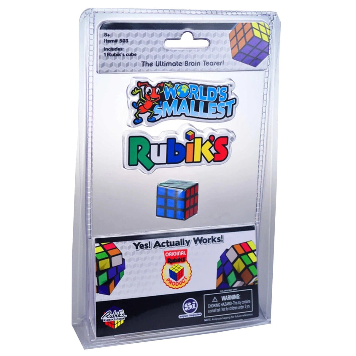 World's Smallest Toys > Super Impulse Super Impulse: World's Smallest - Rubiks Cube 859421005145 503