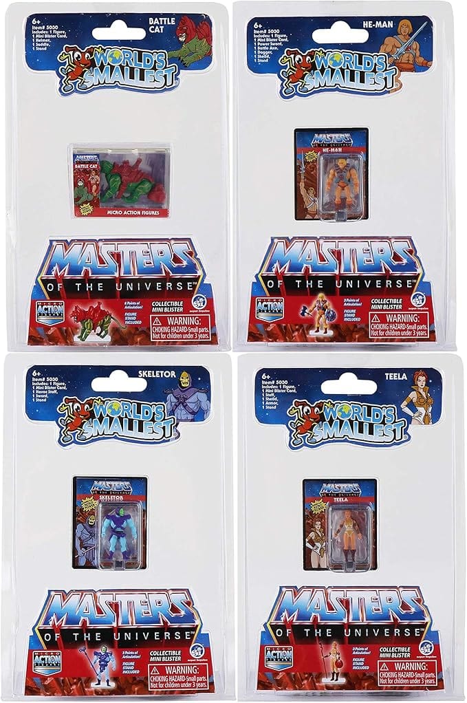 World's Smallest Toys > Super Impulse World's Smallest: Micro Figures - Masters of the Universe 810010990945 5030