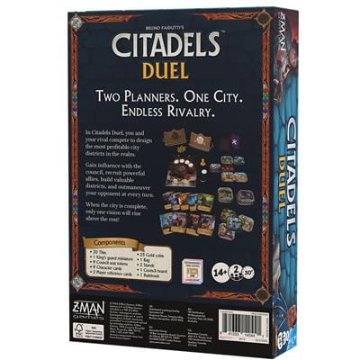 Z-Man Games Board Games > Small Box Games Citadels Duel 841333140441 ZMGCDS0101EN
