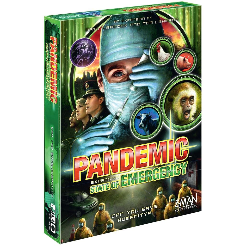 Z-Man Games Board Games > Large Box Games Pandemic: State Of Emergency 681706711034 ZM7113