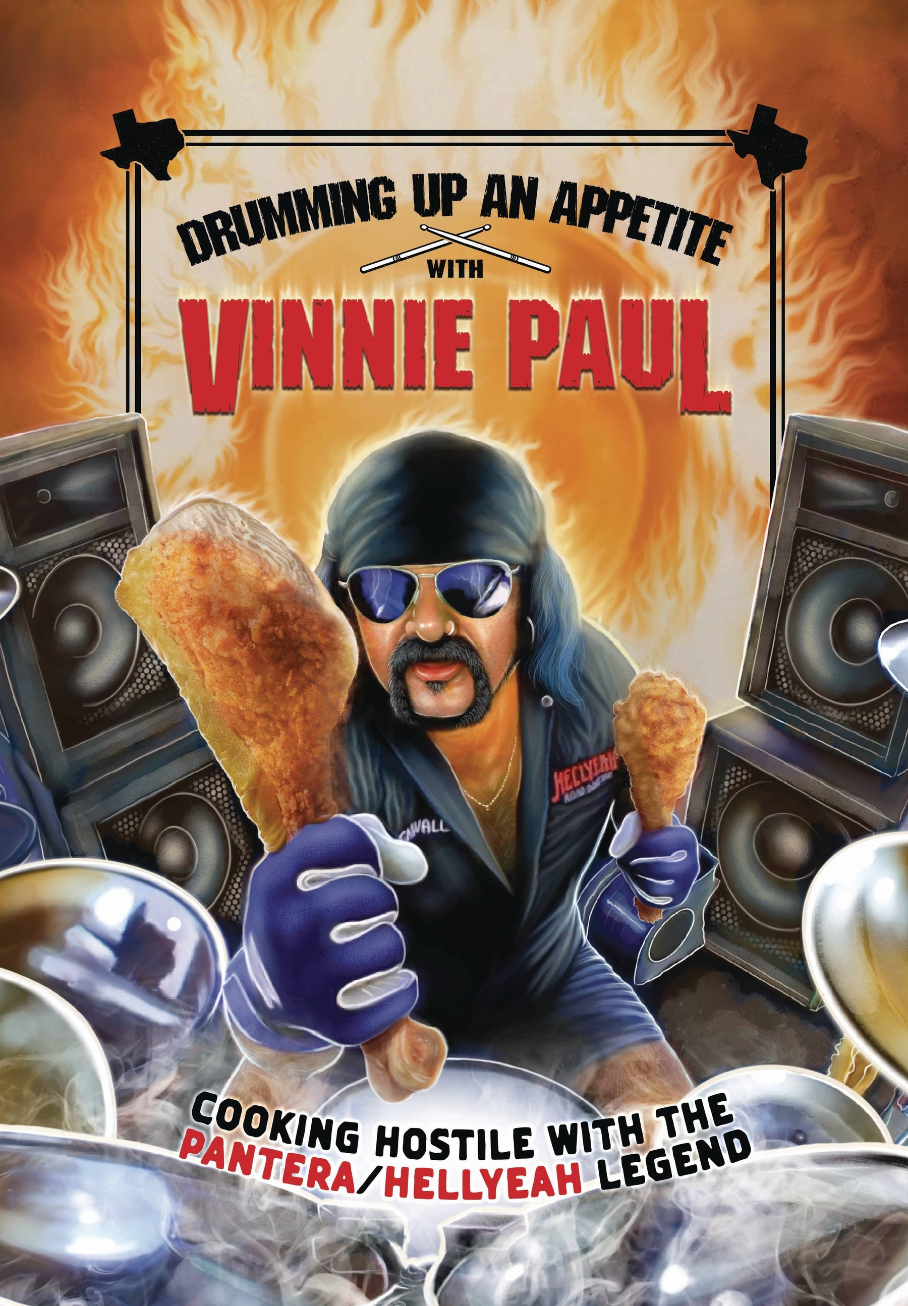 Z2 COMICS Graphic Novel DRUMMING UP AN APPETITE WITH VINNIE PAUL (COOKBOOK) HC 9798886561234 OCT248581