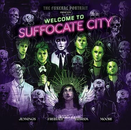 Z2 Graphic Novel FUNERAL PORTRAIT PRESENTS WELCOME TO SUFFOCATE CITY HC 9798886562132 0825Z21227