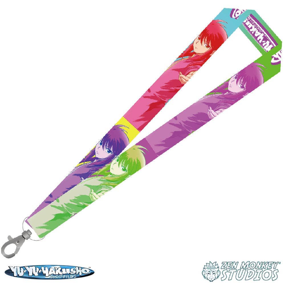 Zen Monkey Studios Apparel > Lanyards 90s Colored Kurama - Yu Yu Hakusho Lanyard 810110756731 YUYU-LAN-90SKURAMACOLOR