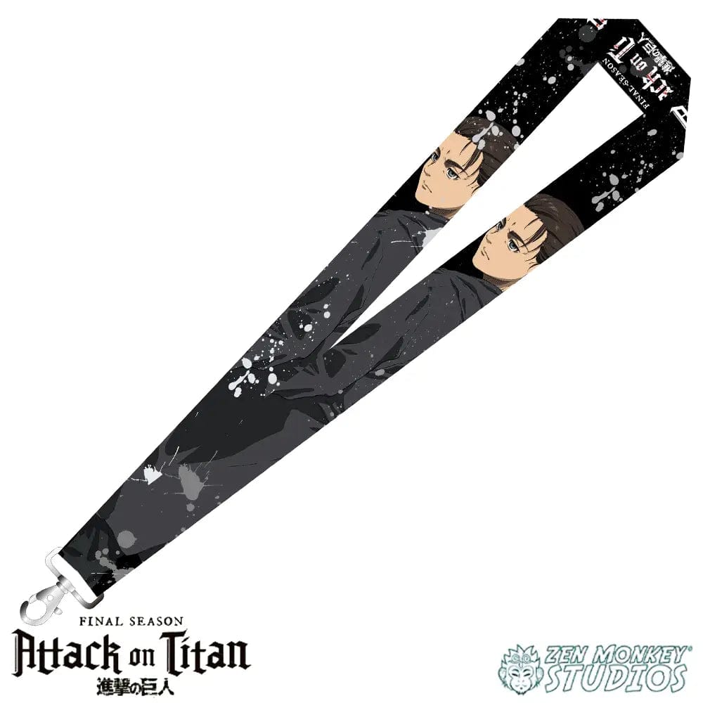 Zen Monkey Studios Apparel - Lanyards Lanyard - Attack On Titan Eren Jaeger 810110753747 AOT4-LAN-EREN