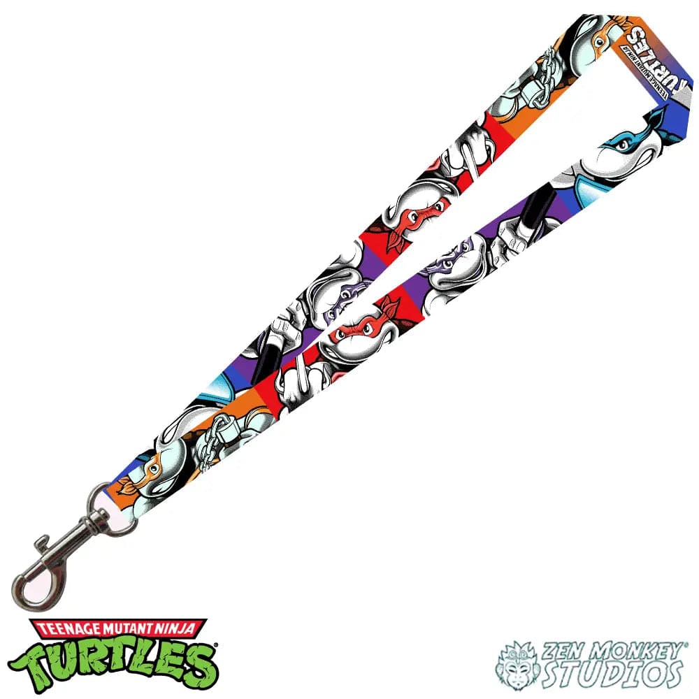 Zen Monkey Studios Apparel - Lanyards Lanyard - Duotone TMNT 810110753471 TMNT-LAN-DUOTONES