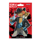 Zen Monkey Studios Decor > Stickers Western Ed and Ein - Holographic Cowboy Bebop Sticker 810110755512 BEBOP-STCK-WESTERNED