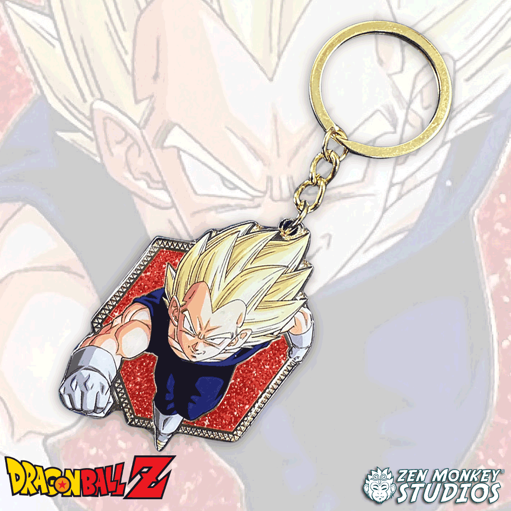 Zen Monkey Studios Flying Vegeta - DBZ Keychain 810110757059 DBZ-KEY-VEGETAFLY