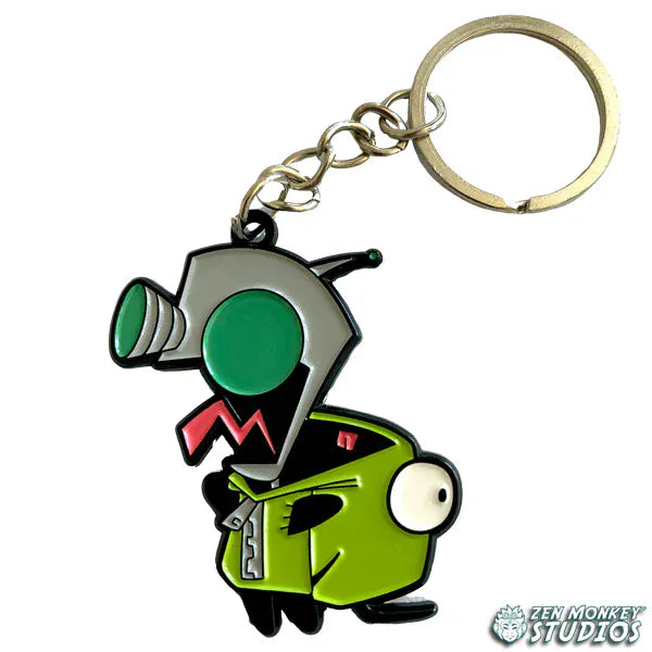 Zen Monkey Studios Gir (Keychain Ver.) - Invader Zim Keychain 736684290405 ZIM-KEY-GIR01