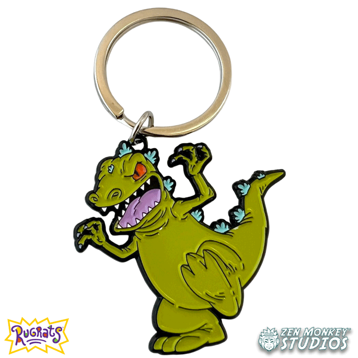 Zen Monkey Studios Reptar (Keychain) - Rugrats Keychain 736684294076 RUG-KEY-REPTAR
