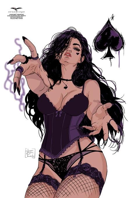 Zenescope Entertainment Comic Books > Incentives WONDERLAND REBIRTH (ONE SHOT) CVR D INC 1:20 JOSEPHINE TOMARCHIO VAR (Release Date: 12/16/2026) 73238850900300141 1026ZE1396