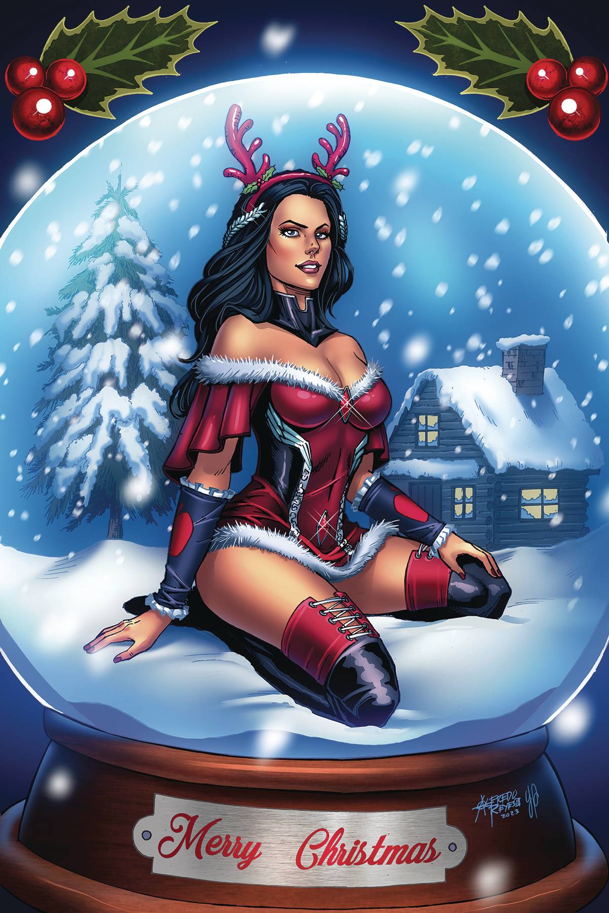 Zenescope Entertainment Inc Comic Books GFT 2023 HOLIDAY PINUP SPECIAL CVR A REYES 64421660512500311 OCT231141