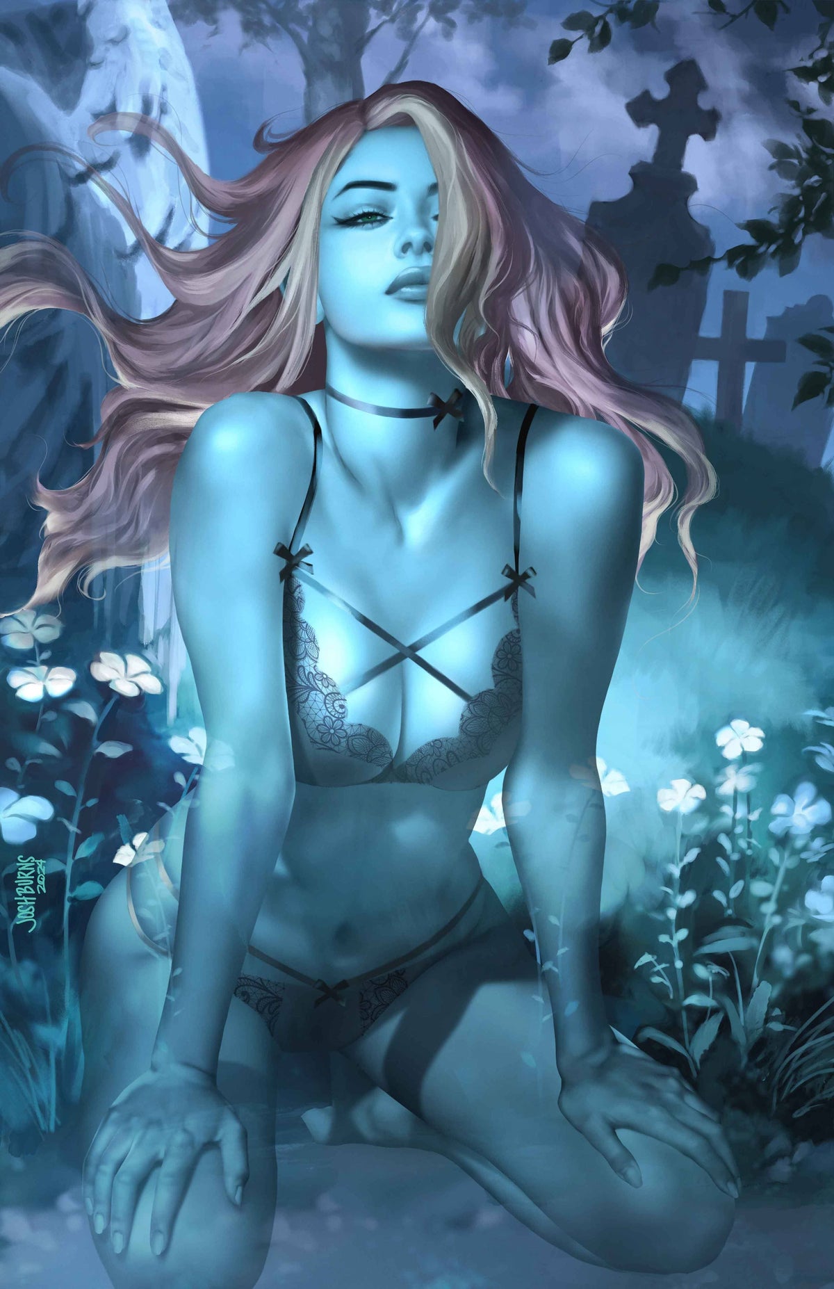 Zenescope Entertainment Inc Comic Books HORROR & FANTASY ILLUS 20240 PINUP SPEC CVR C JOSH BURNS 69183573192600131 AUG241102