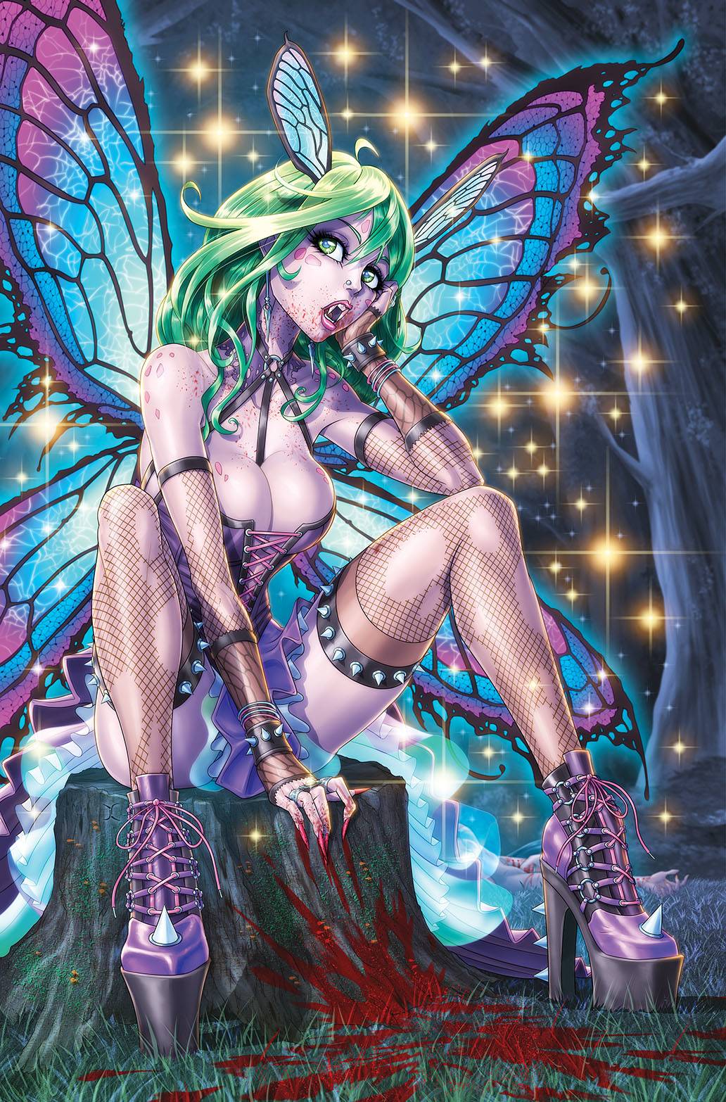 Zenescope Entertainment Inc Comic Books HORROR & FANTASY ILLUS 20240 PINUP SPEC CVR D J CARDYGRADE 69183573192600141 AUG241103