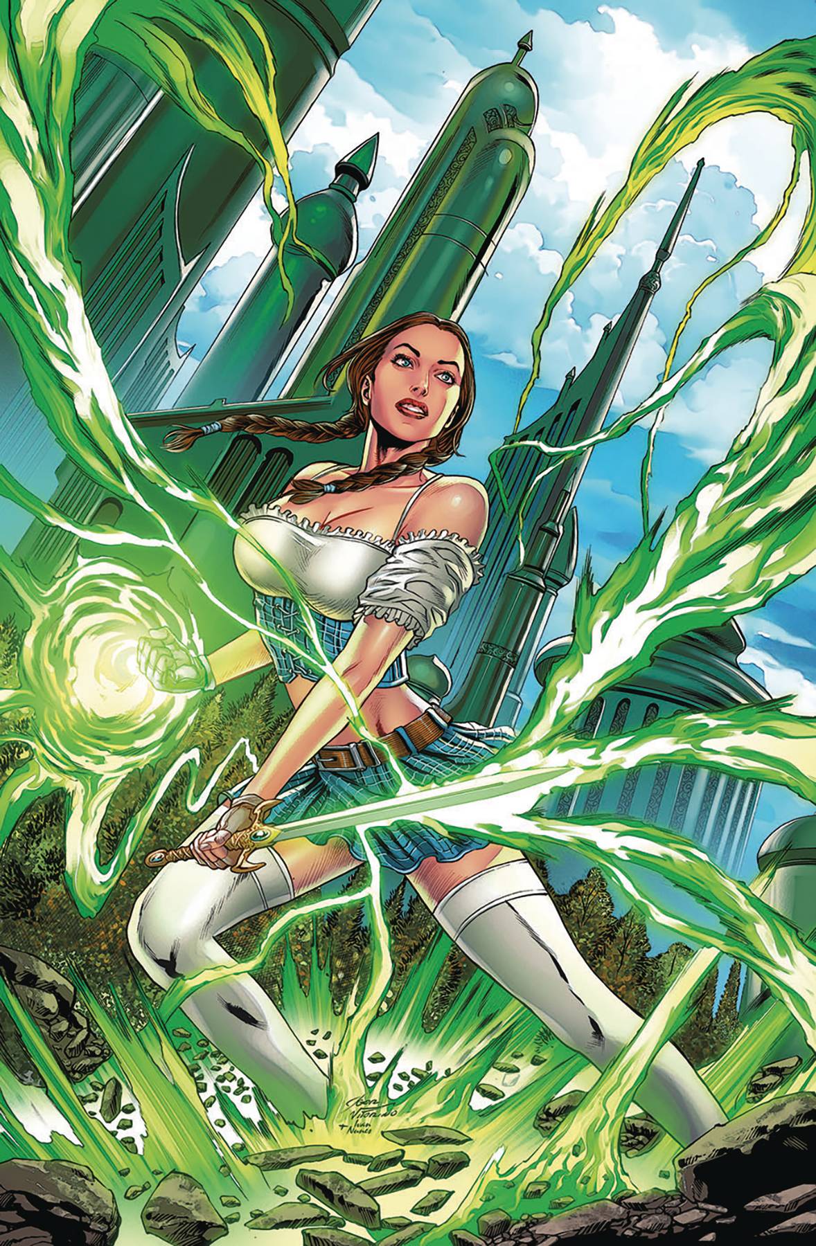 ZENESCOPE ENTERTAINMENT INC Comic Books OZ FALL OF EMERALD CITY #1 (OF 3) CVR A IGOR VITORINO 69183573282400111 FEB240920