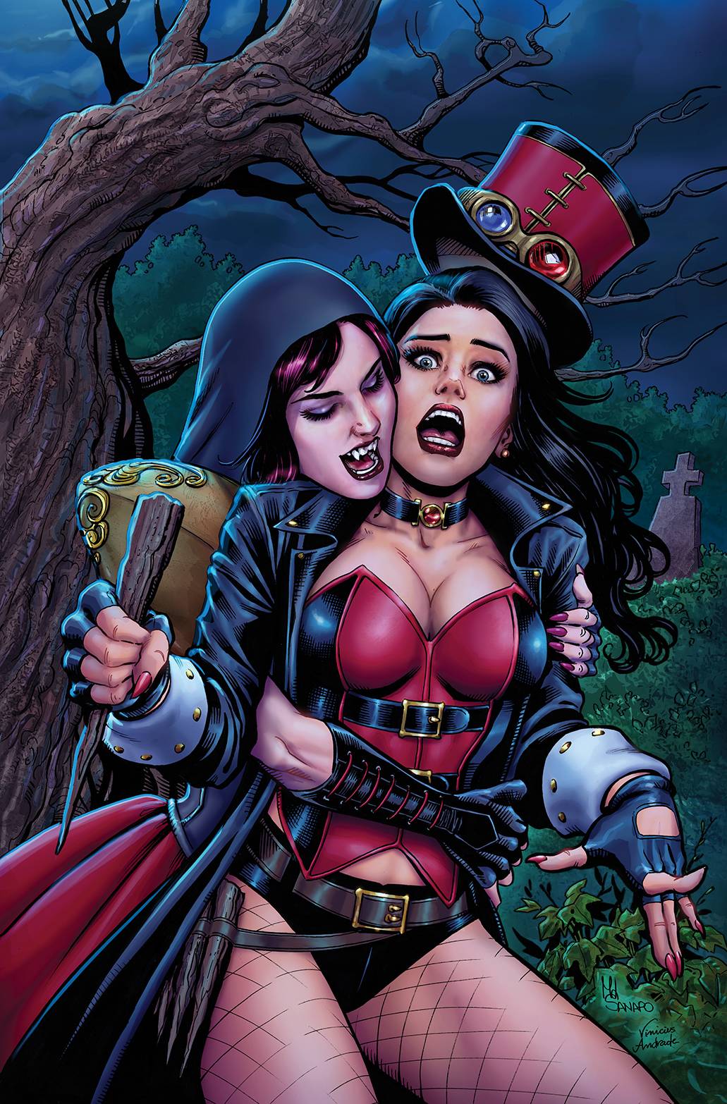 Zenescope Entertainment Inc Comic Books VAN HELSING BONDED BY BLOOD CVR C MARIA L SANAPO 69183573382100131 SEP231133