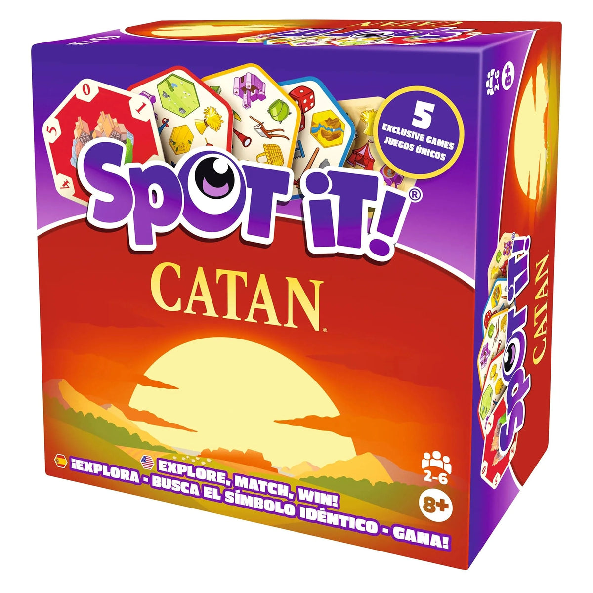 Zygomatic Board Games > Party Games Spot It: CATAN 3558380130772 SPR118ML