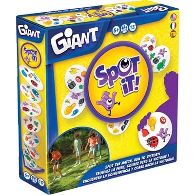 Zygomatic Board Games > Party Games Spot It! Giant 3558380127796 ZYGDOBGI0201ML1