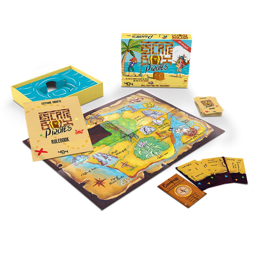 404 Editions Board Games > Small Box Games Escape Box: Pirates 3558380098768 QCQEB01EN