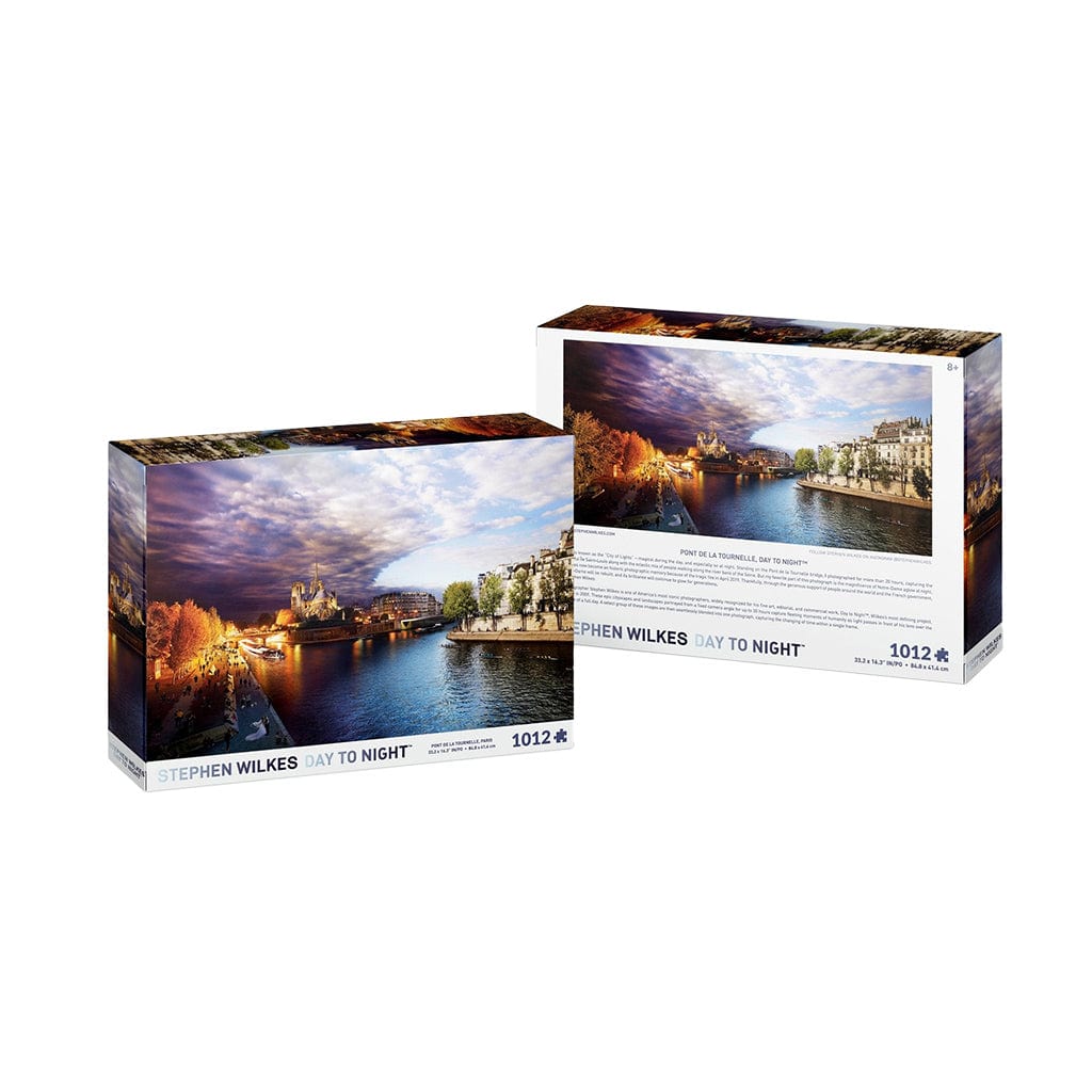 4D Cityscape: 1012pc Jigsaw - Stephen Wilkes, Day to Night Paris - Third Eye