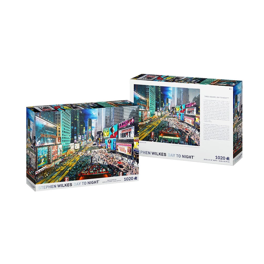 4D Cityscape: 1020pc Jigsaw - Stephen Wilkes, Times Square Day to Night - Third Eye