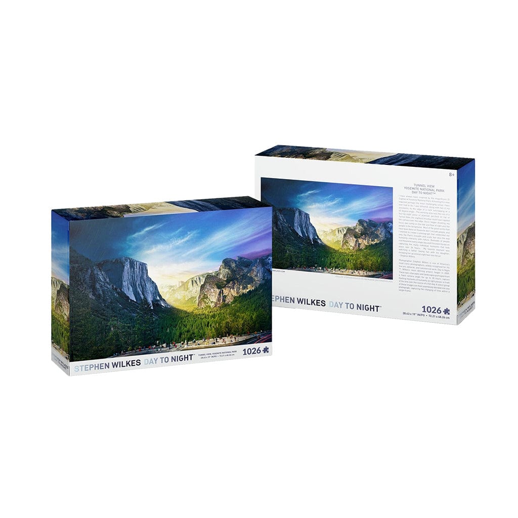 4D Cityscape: 1026pc Jigsaw - Stephen Wilkes, Day to Night Yosemite Tunnel View - Third Eye