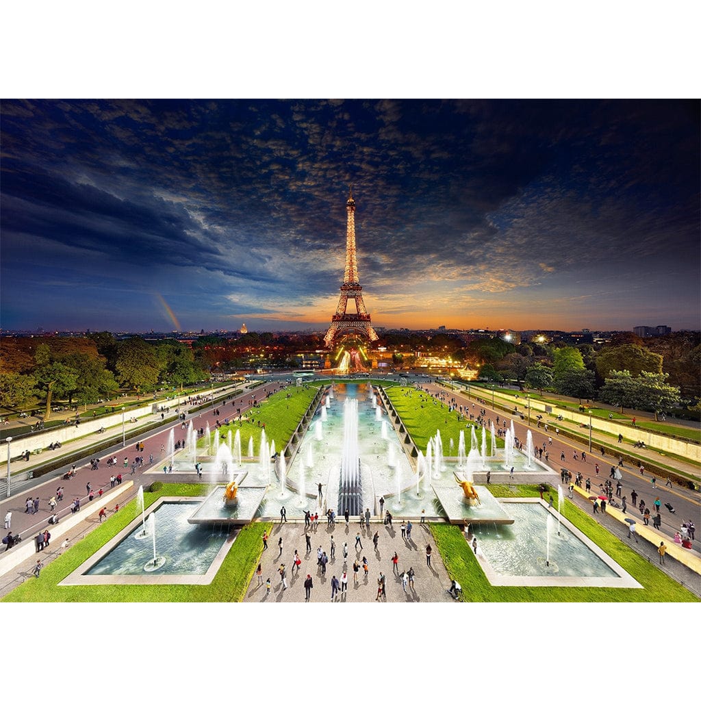 4D Cityscape: 1036pc Jigsaw - Stephen Wilkes, Day to Night Eiffel Tower - Third Eye