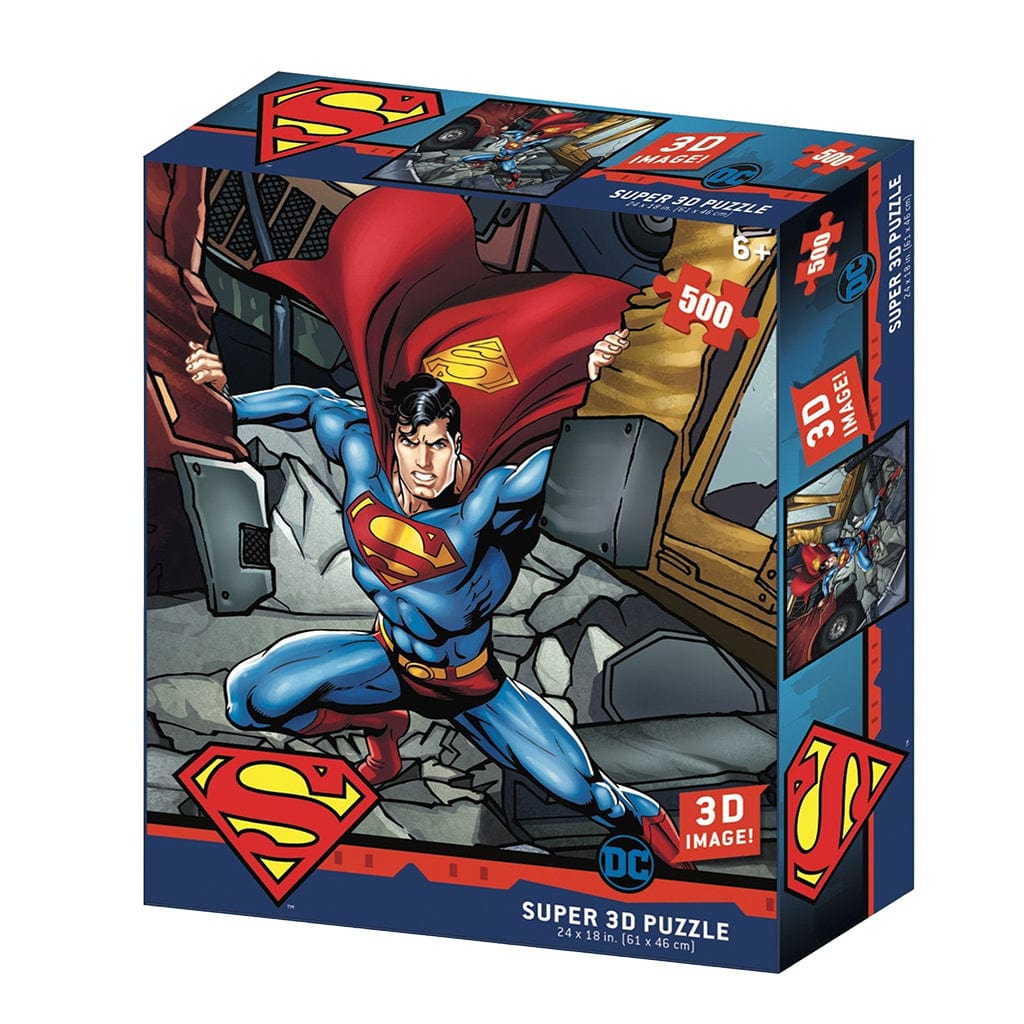 Prime 3D: 500pc Jigsaw - Superman, Strength - Third Eye