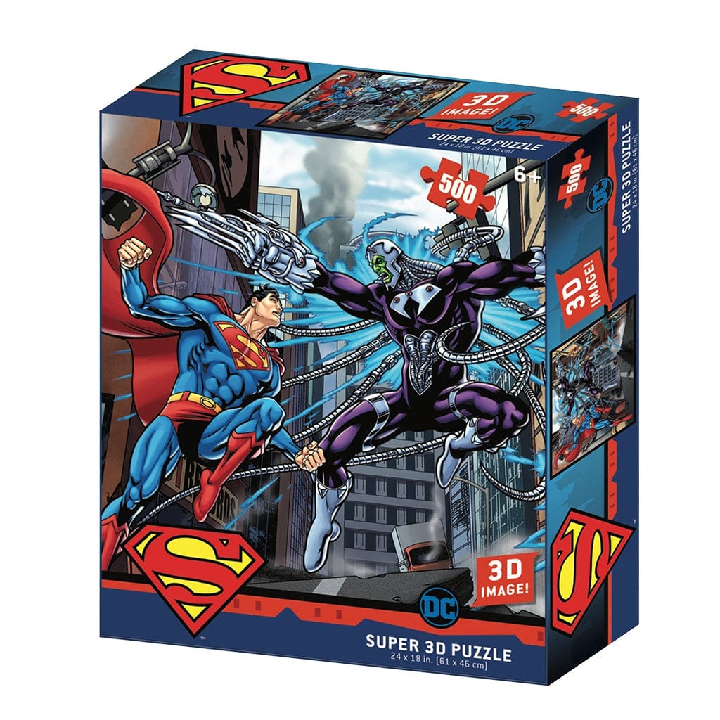 Prime 3D: 500pc Jigsaw - Superman vs. Electro - Third Eye