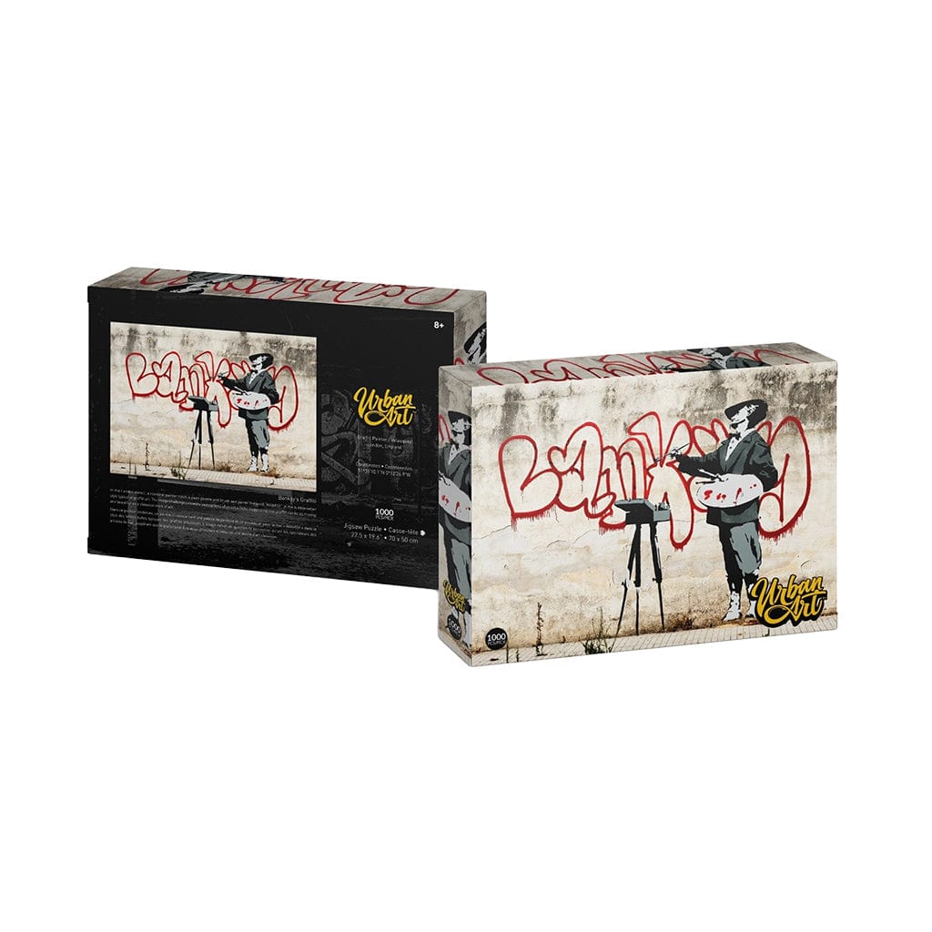 Urban Art: 1000pc Jigsaw - Banksy, Graffiti Painter - Third Eye