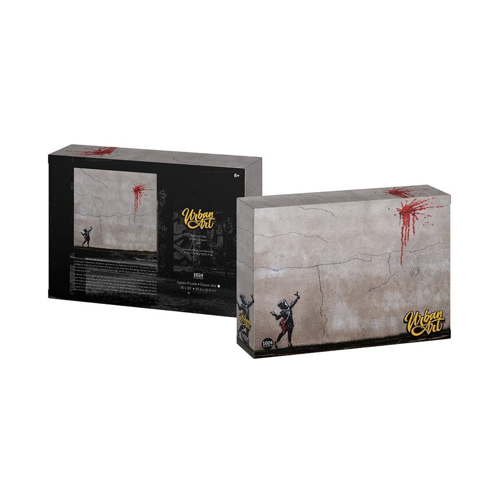 Urban Art: 1024pc Jigsaw - Banksy, Valentine's Day - Third Eye