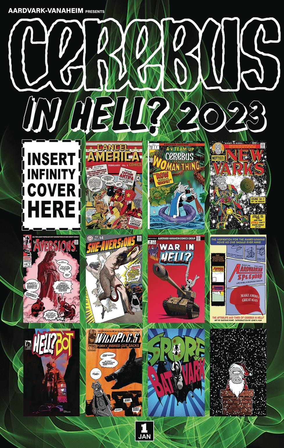 CEREBUS IN HELL 2023 PREVIEW ONE SHOT - Third Eye