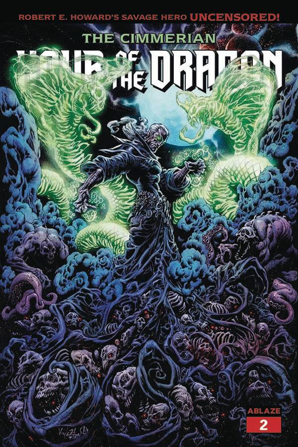 Ablaze Comic Books CIMMERIAN HOUR OF DRAGON #2 CVR C HOTZ (MR) 85000892724902031 FEB221088