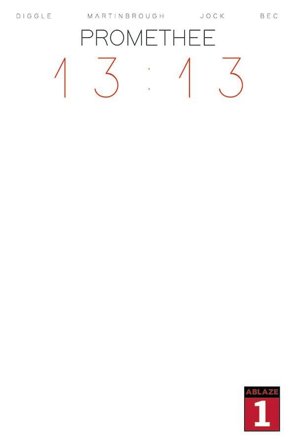 Ablaze Comic Books PROMETHEE 1313 #1 CVR D BLANK ED (MR) 85000892727001041 MAY221056