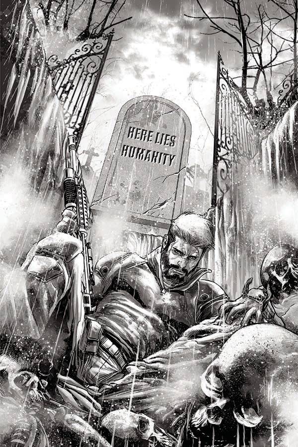 Ablaze Comic Books > Incentives LIFE ZERO #5 CVR G 1:30 CHECCHETTO B&W INCV (MR) 85000892723205071 APR221134