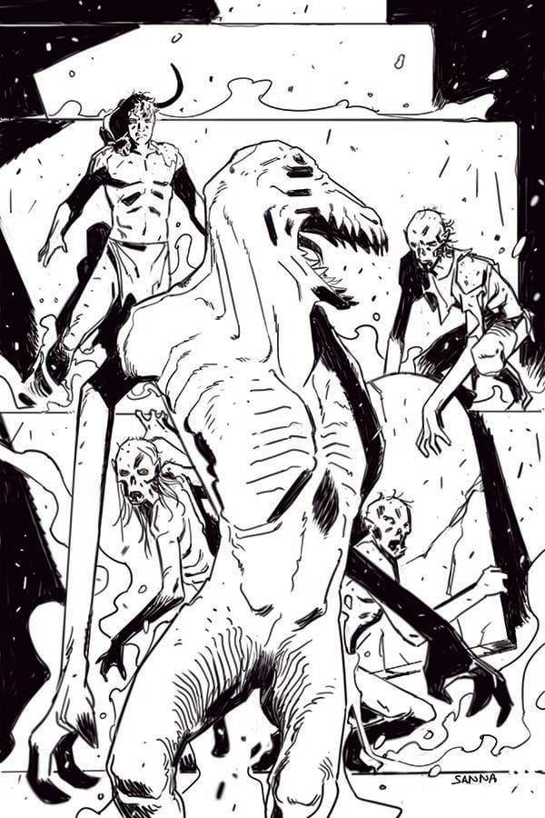 Ablaze Publishing Comic Books > Incentives LOVECRAFT UNKNOWN KADATH #4 CVR F 1:30 SALOMON B&W VIRGIN 85000892731704061 OCT221309