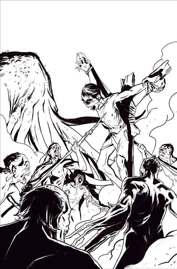 LOVECRAFT UNKNOWN KADATH #7 CVR F 1:30 SALOMON B&W VIRGIN