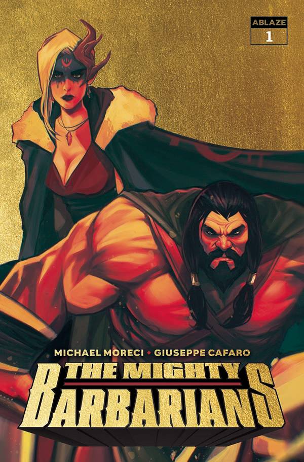 MIGHTY BARBARIANS #1 CVR K 1:75 GOLD FOIL INCV (MR)