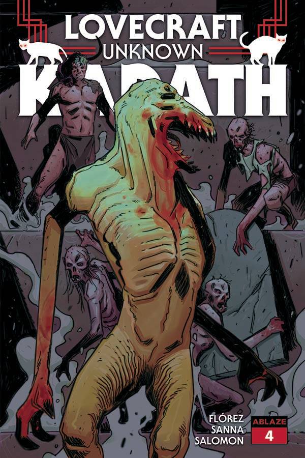 Ablaze Publishing Comic Books LOVECRAFT UNKNOWN KADATH #4 CVR A SALOMON (MR) 85000892731704011 OCT221304