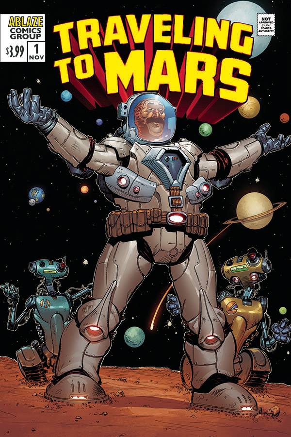 Ablaze Publishing Comic Books TRAVELING TO MARS #1 CVR D MCKEE (MR) 85000892733101041 SEP221237