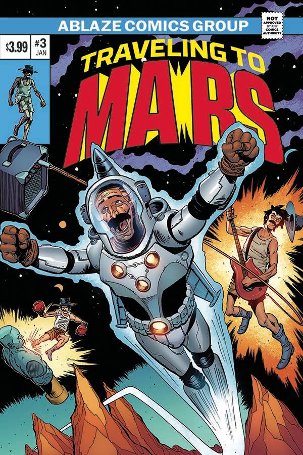 Ablaze Publishing Comic Books TRAVELING TO MARS #3 CVR D MCKEE NOVA HOMAGE (MR) 85000892733103041 NOV221133