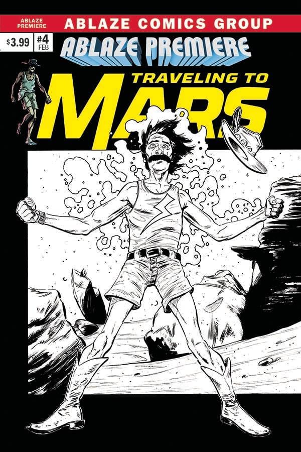 Ablaze Publishing Comic Books TRAVELING TO MARS #4 CVR D MCKEE WARLOCK HOMAGE (MR) 85000892733104041 DEC220994