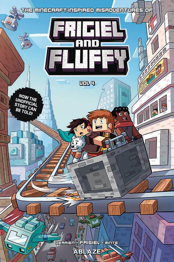 ABLAZE PUBLISHING Graphic Novel Minecraft Inspired Misadv Of Frigiel & Fluffy HC Vol 04 9781684970919 SEP221267