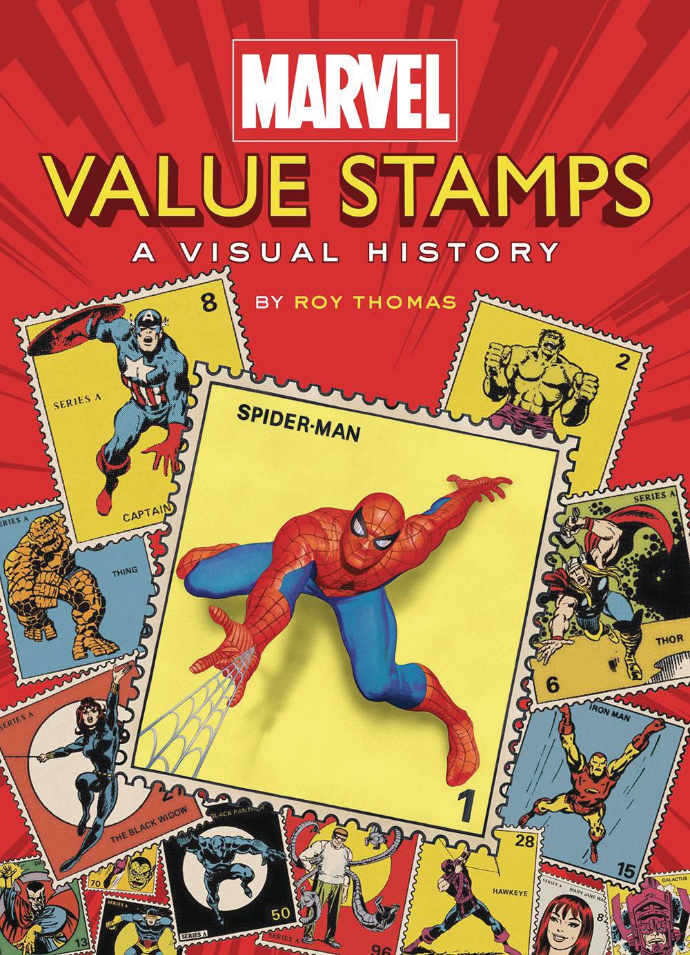 Abrams Comicarts Books MARVEL VALUE STAMPS VISUAL HISTORY HC 9781419743443 FEB221112