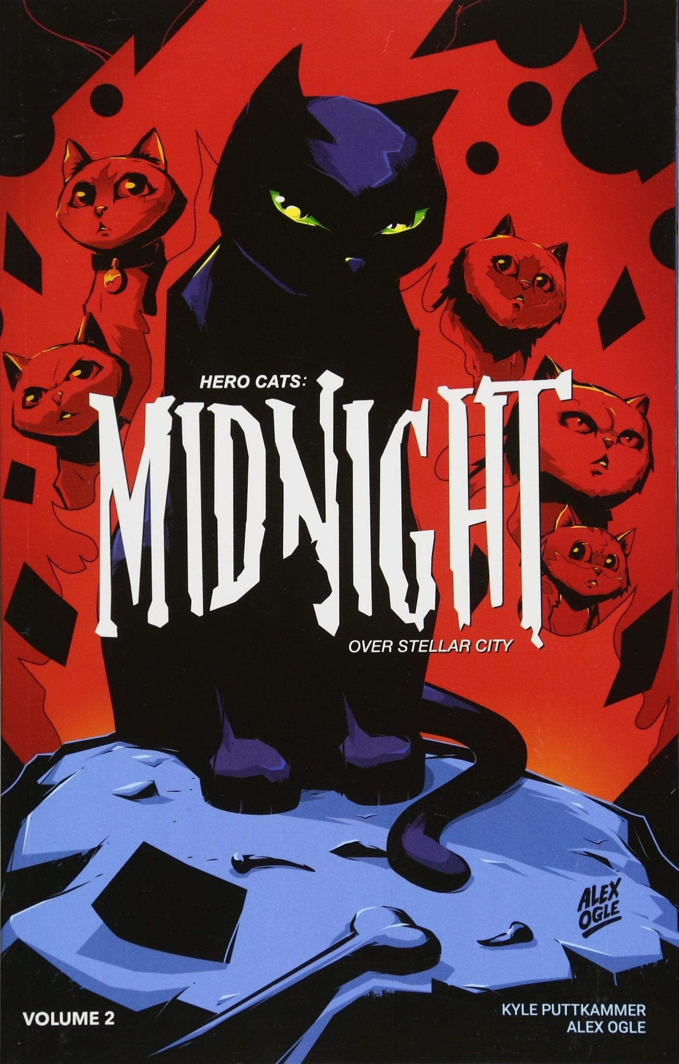 ACTION LAB ENTERTAINMENT Graphic Novel Hero Cats Midnight Over Stellar City TP Vol 02 9781632292711 AUG171065