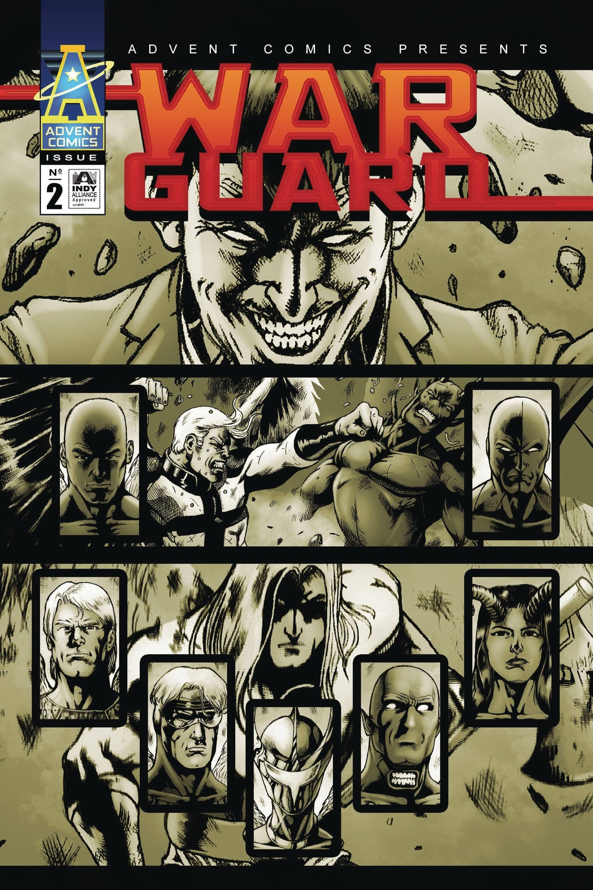 Advent Comics Comic Books WAR GUARD #2 86000698888300211 JAN221111