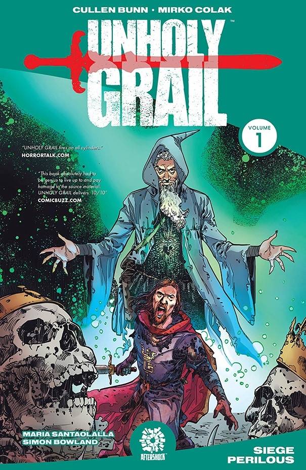 AFTERSHOCK COMICS Graphic Novel Unholy Grail TP Vol 01 9781935002673 JUL221102