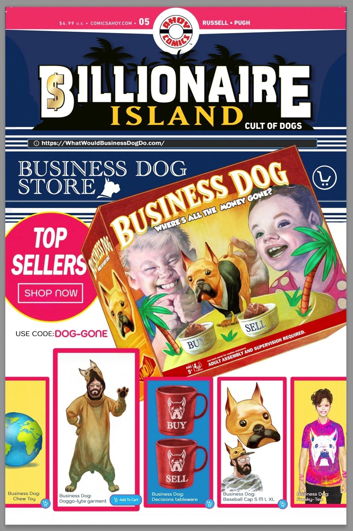 BILLIONAIRE ISLAND CULT OF DOGS #5 (OF 6) (MR)