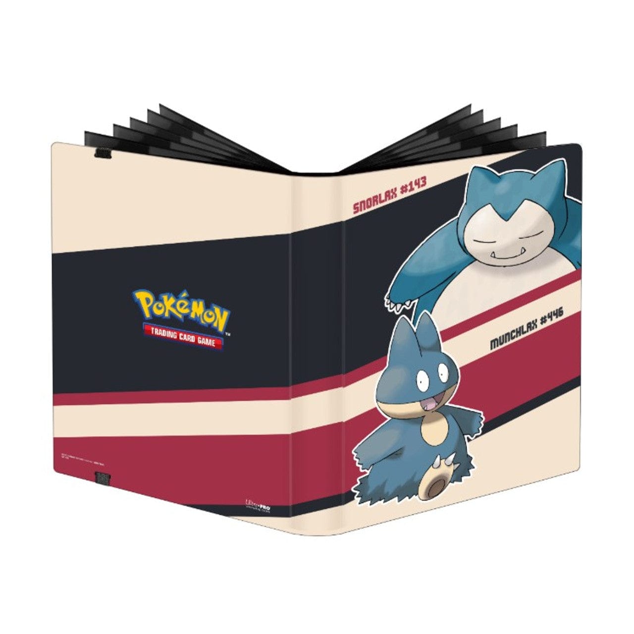 Alliance Games Distribution Game Supplies > Card Binders Pokemon TCG: Snorlax & Munchlax 9-Pocket PRO Binder 074427159542 UPI 15954