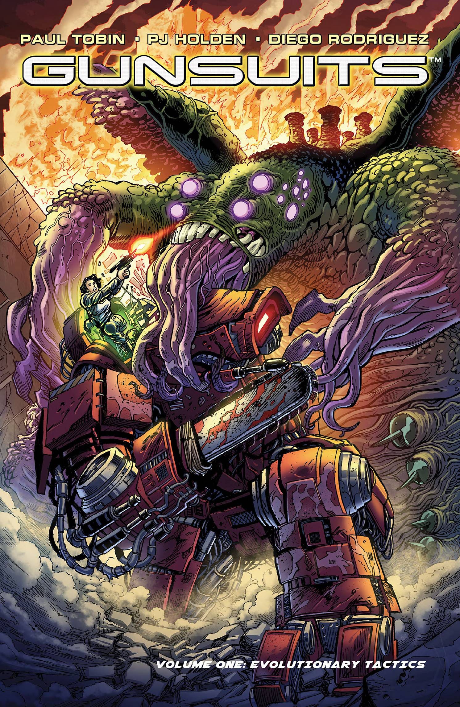 AMERICAN GOTHIC PRESS Graphic Novel Fm Pres Gunsuits TP Vol 01 Evolutionary Tactics 9781943946006 SEP150938