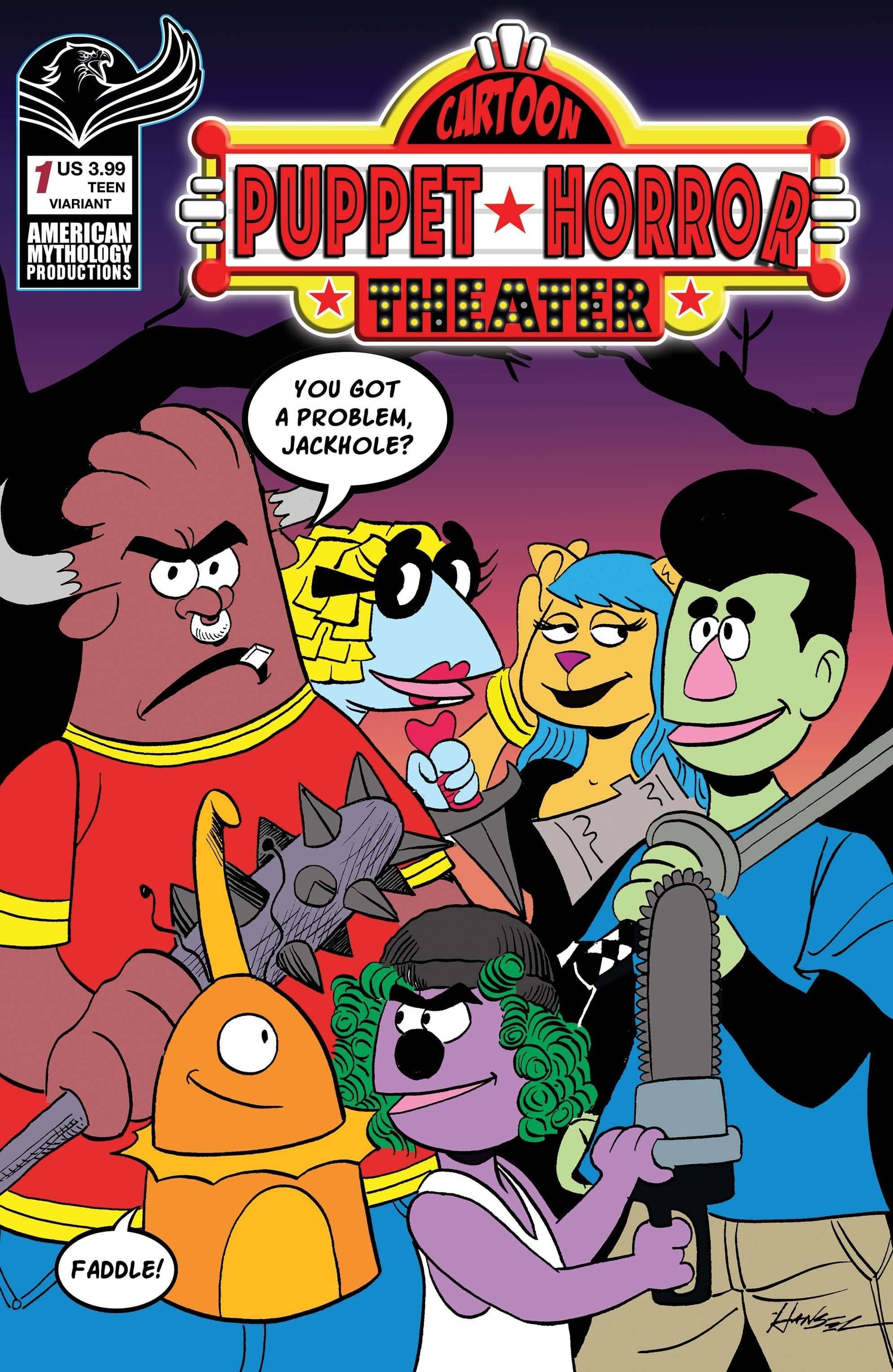 CARTOON PUPPET HORROR THEATER #1 CVR B VICTIMS HANSEL